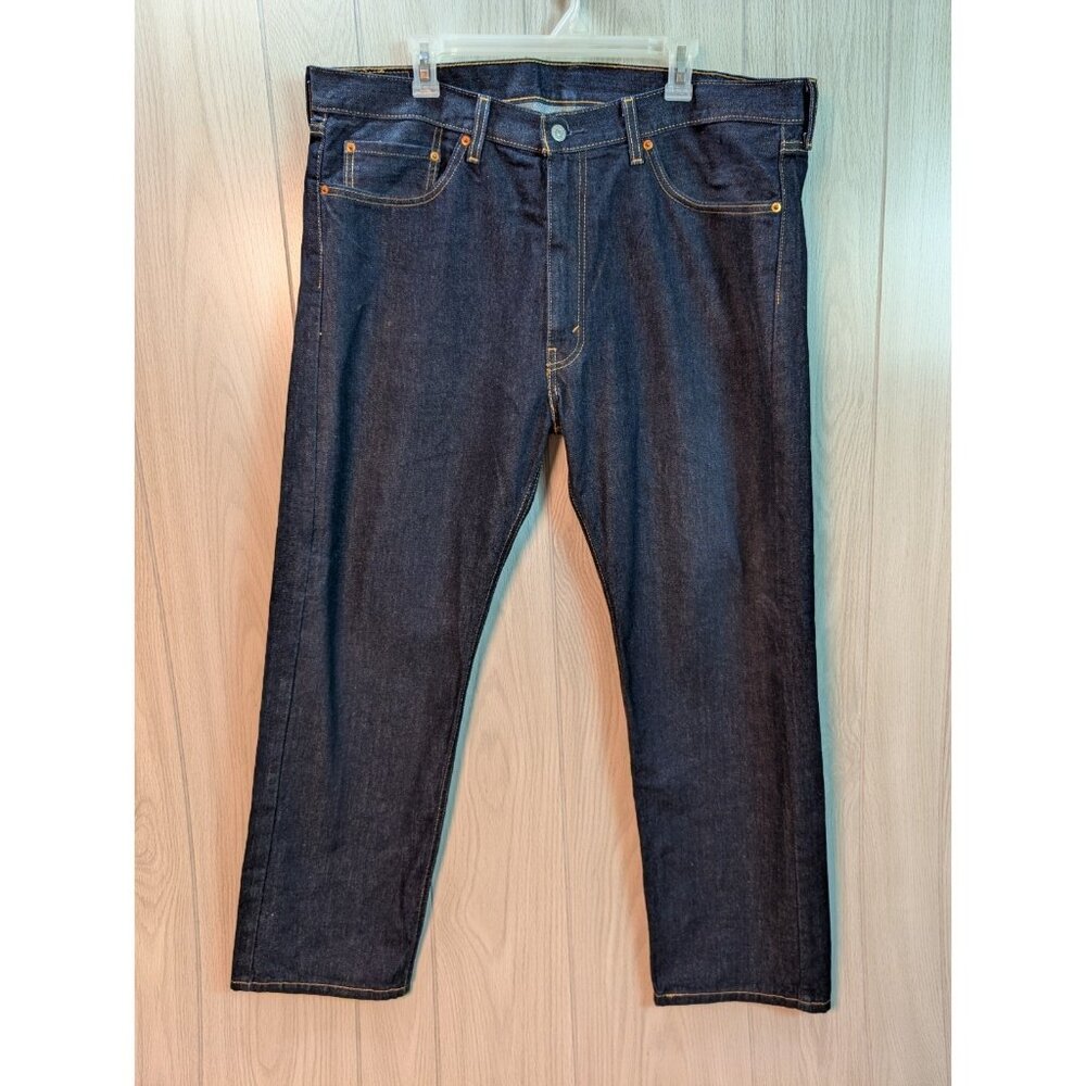 Levi's 505 Jeans Men's 40x30 Blue Straight Dark Wash Denim 100% Cotton Workwear